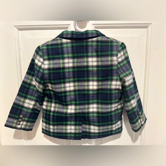Janie and Jack Holiday Plaid Blazer - Picture 2 of 2